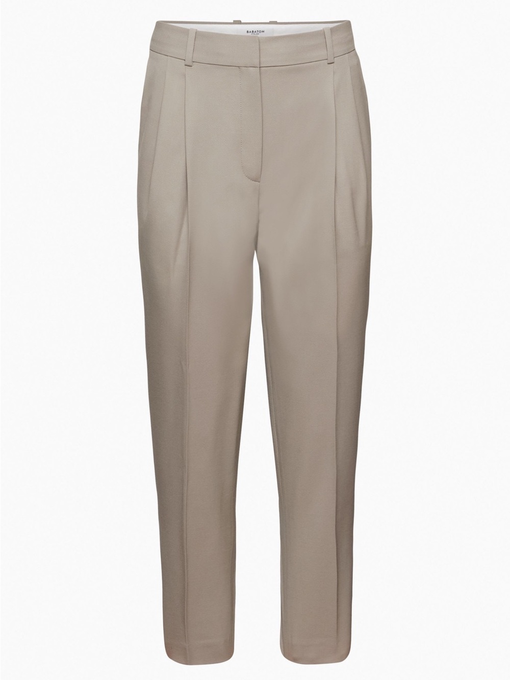 nwot Babaton Vogue pant ankle Lt pewter grey 0 26”